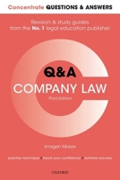 Concentrate Questions and Answers Company Law: Law Q&A Revision and Study Guide 0198856725 Book Cover