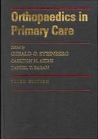 Orthopaedics in Primary Care 0683302582 Book Cover