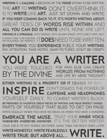 Writer Motivational Notebook | Writing Prompts To Cure Writer’s Block | The Writing Manifesto Blank Journal: Writing Quotes to Inspire Writing & Poetry and Cure Writer’s Block B084P1NMCK Book Cover