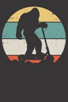 Notebook: Big Foot Scooter College Ruled 6x9 120 Pages 1088693466 Book Cover