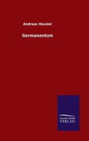 Germanentum 3846025410 Book Cover