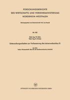 Untersuchungsarbeiten Zur Verbesserung Des Leinenwebstuhles III: Aus Dem Techn.-Wissenschaftl. Buro Fur Die Bastfaserindustrie, Bielefeld 3663199193 Book Cover