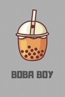 Boba Boy Notebook gift idea for Bubble Tea Lovers, girlfriend, boyfriend and family: Hilarious lined Blank pages notebook for taking notes and jotting down ideas 1676261230 Book Cover