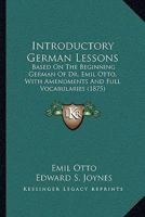 Introductory German Lessons 1021958913 Book Cover