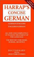 Harrap's Concise English-German Dictionary/Harrap's Worterbuch Deutsch-Englisch 0671888099 Book Cover