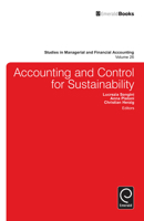 Accounting and Control for Sustainability (Studies in Managerial and Financial Accounting) 1780527667 Book Cover