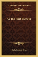 As the Hart Panteth 1023540061 Book Cover