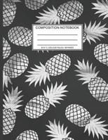 Composition Notebook: Girls' notebooks. 8.5 x 11, College Ruled, 100 pages Notebooks with sophisticated and precious cover the main theme is the gold color 1082114634 Book Cover