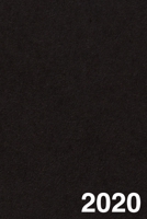 Taschenkalender 2020: Terminplaner 2020 - Wochenplaner, Terminkalender und Kalender für das neue Jahr 2020 (schwarz) (German Edition) 1659525292 Book Cover