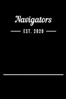 Navigators EST. 2020: Blank Lined Notebook Journal 1693500701 Book Cover