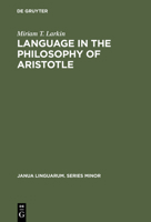 Language in the Philosophy of Aristotle 9027918430 Book Cover