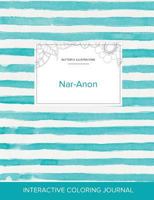 Adult Coloring Journal: Nar-Anon (Butterfly Illustrations, Rainbow Canvas) 1360955178 Book Cover