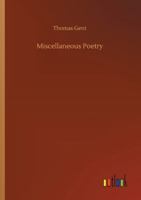 Miscellaneous Poetry 3752306076 Book Cover