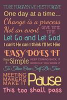 Word Prompt Recovery Journal: Dot Grid Notebook To Record Sobriety Journey For Alcoholic Or Addict With 168 Word Prompts 1099537592 Book Cover