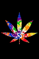 Notebook: Marijuana Cannabis Leaf Tripping Drug Trip Weed CBD THC Pot Black Lined Journal Writing Diary - 120 Pages 6 x 9 1673484875 Book Cover