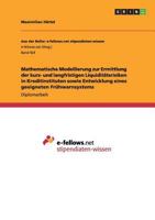 Mathematische Modellierung Zur Ermittlung Der Kurz- Und Langfristigen Liquiditatsrisiken in Kreditinstituten Sowie Entwicklung Eines Geeigneten Fruhwa 3656672644 Book Cover