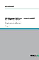 RECSS als ganzheitliches Vorgehensmodell zur Softwareauswahl 3640597990 Book Cover