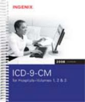 ICD-9-CM 2008 Expert for Hospitals: International Classification of Diseases, 9th Revision Clinical Modification (Icd-9-Cm Expert for Hospitals) (Icd-9-Cm Expert for Hospitals) 1601510373 Book Cover