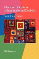 Education of Students with an Intellectual Disability: Research and Practice (Hc) 1607522152 Book Cover