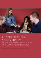Transforming a university: the scholarship of teaching and learning in practice 192089828X Book Cover
