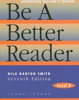 BE A BETTER READER: LEVEL D ATE 97C. 0835919277 Book Cover
