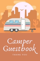 Camper Guestbook: A guestbook for your rental camper 1692350013 Book Cover