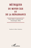 MÉTRIQUES DU MOYEN ÂGE ET DE LA RENAISSANCE (French Edition) 273847795X Book Cover