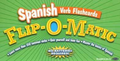 Kaplan Spanish Verb Flashcards Flip-O-Matic 0743260376 Book Cover