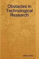 Obstacles in Technological Research 140929904X Book Cover