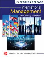 International Management: Culture, Strategy, and Behavior: 2027 Release 1266408630 Book Cover