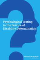 Psychological Testing in the Service of Disability Determination 0309370906 Book Cover