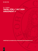 Tafel Für R-3 Mit Dem Argument R2: (R2 Von 1-100) 3112762002 Book Cover
