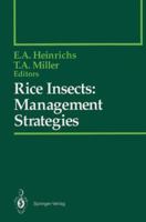 Rice Insects: Management Strategies 1461278058 Book Cover