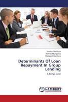 Determinants Of Loan Repayment In Group Lending 3659436666 Book Cover