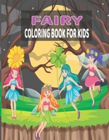 Fairy Coloring Book for Kids: Fairy Coloring Book for Kids Ages 4-8, 3-9, Preschool Drawing of Fairies B09CSCH1T4 Book Cover