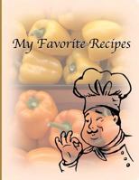 My Favorite Recipes 1726604195 Book Cover