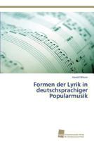 Formen der Lyrik in deutschsprachiger Popularmusik 3838136446 Book Cover