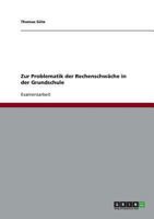 Zur Problematik der Rechenschw�che in der Grundschule 3640737814 Book Cover
