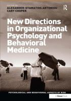 New Directions in Organizational Psychology and Behavioral Medicine 140941082X Book Cover