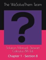 Solution Manual: Stewart Calculus 8th Ed.: Chapter 1 - Section 8 1717840957 Book Cover