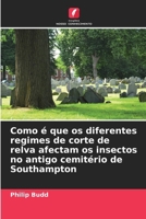 Como é que os diferentes regimes de corte de relva afectam os insectos no antigo cemitério de Southampton (Portuguese Edition) 6208299012 Book Cover