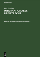 Internationales Schuldrecht I 3112304896 Book Cover