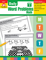 Daily Word Problems, Grade 1 1557998132 Book Cover