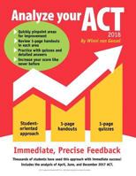 Analyze Your ACT - 2018 069210285X Book Cover