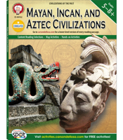 Mayan, Incan, and Aztec Civilizations, Grades 5 - 8 1580376290 Book Cover