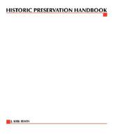 Historic Preservation Handbook 0071589872 Book Cover