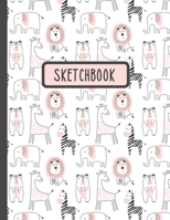 Sketchbook: Large Notebook for Drawing, Doodling or Sketching: 108 Pages, 8.5" x 11". (Framed Blank Paper Drawing and Writing Journal) 1675656517 Book Cover