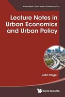 Lecture Notes in Urban Economics and Urban Policy 9813222190 Book Cover