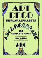 Art Deco Display Alphabets (Dover Pictorial Archive Series) 0486243729 Book Cover