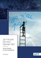 Je n'ai pas Dit mon Dernier Mot 2368325549 Book Cover